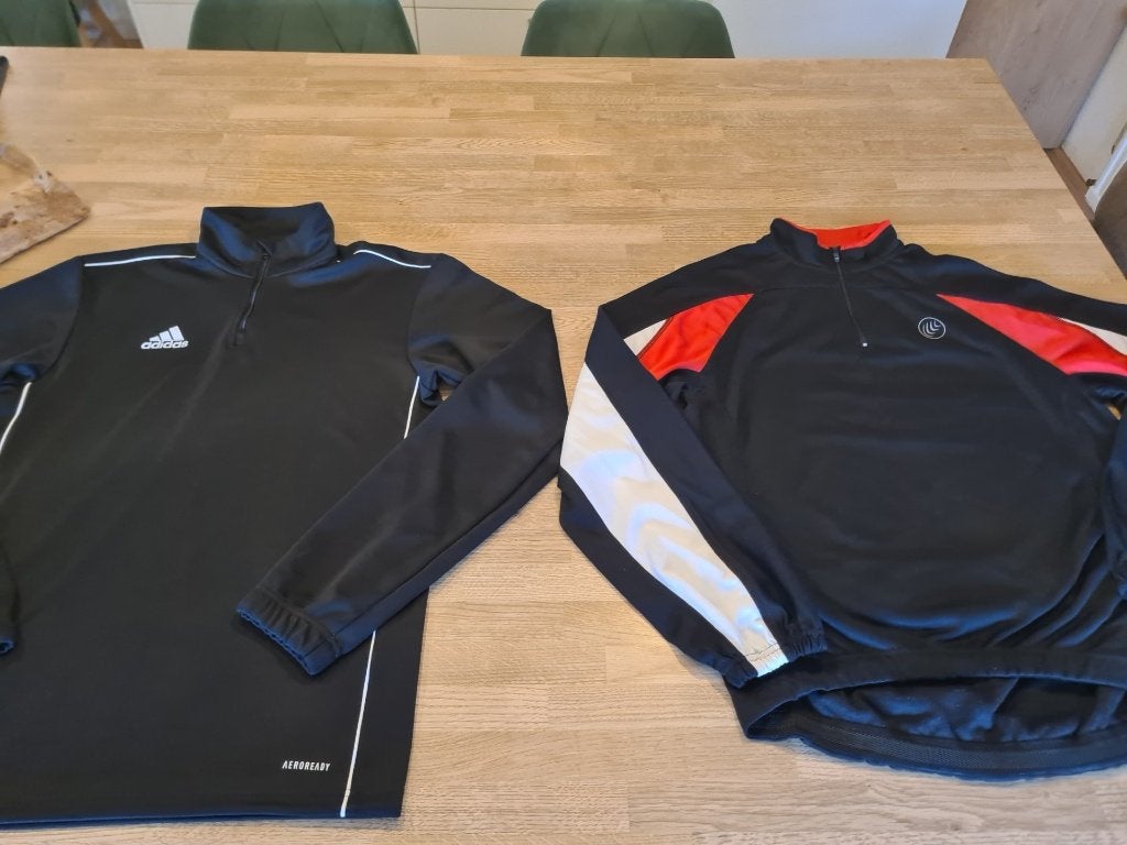 Heren sport shirt - Longsleeve, Kleding | Heren, Zwart, Ophalen of Verzenden, Zo goed als nieuw, Adidas
