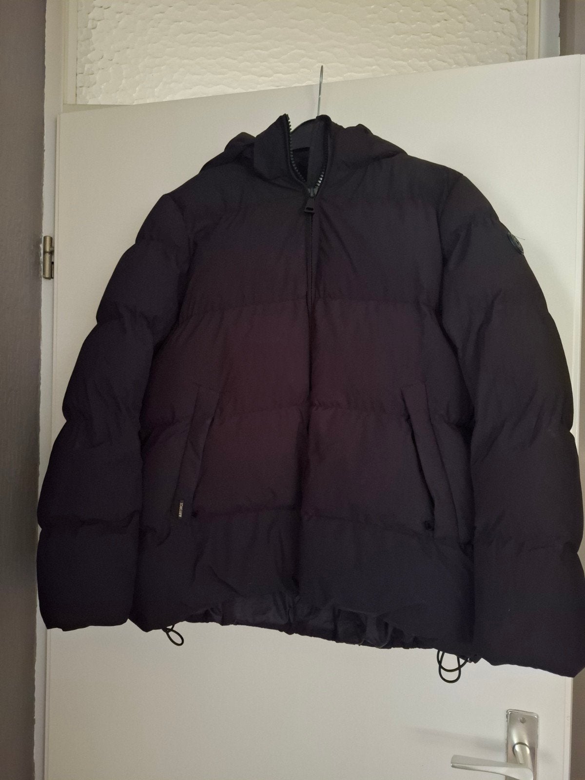 AirForce puffer jas dames, Maat 38/40 (M), Airforce, Verzenden, Zwart