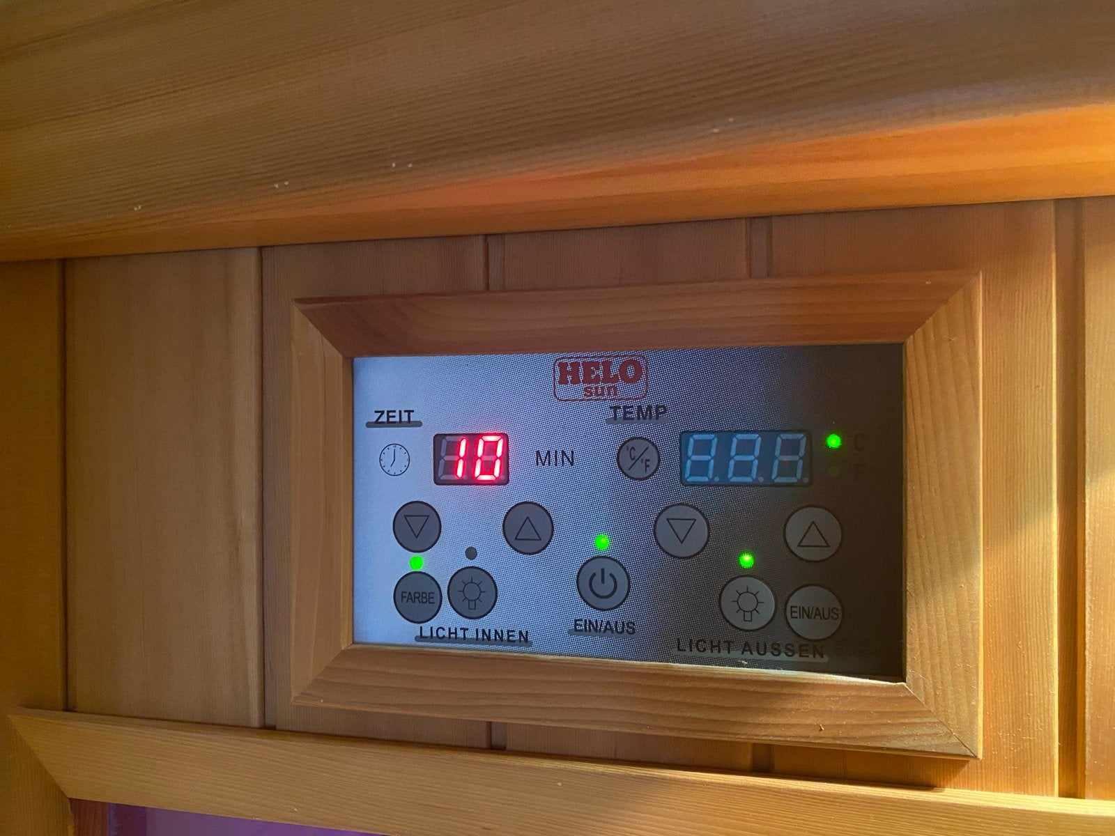 Infrarood sauna met lichttherapie, vloerverwarming en radio, Ophalen, Zo goed als nieuw, Infrarood, Complete sauna