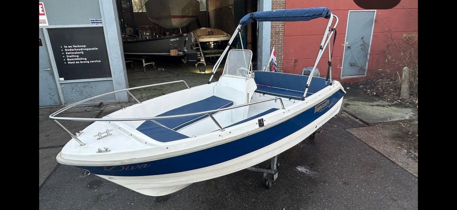 Topcraft 435 millenium Yamaha 15pk Buitenboordmotor, Watersport en Boten, Motorboten en Motorjachten, Gebruikt, 15 pk, Buitenboordmotor