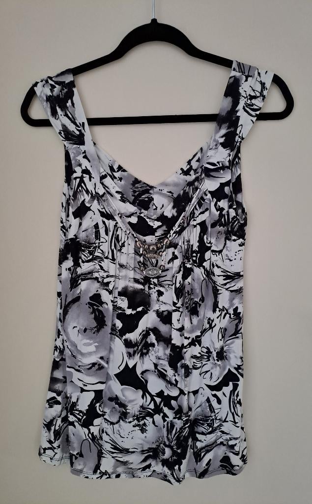 Dames Top maat M kleur zwart/wit, Maat 38/40 (M), Zwart, Ophalen of Verzenden, Zo goed als nieuw