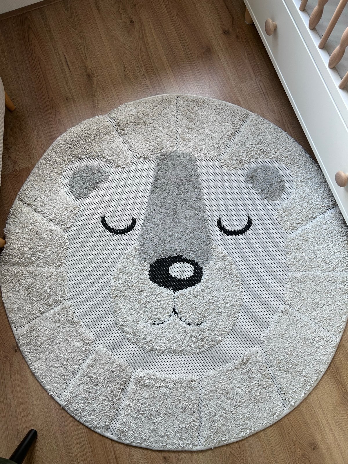 Vloerkleed Karwei Leeuw 120cm rond - Kinderkamer, 100 tot 150 cm, Rond, Ophalen of Verzenden, Zo goed als nieuw