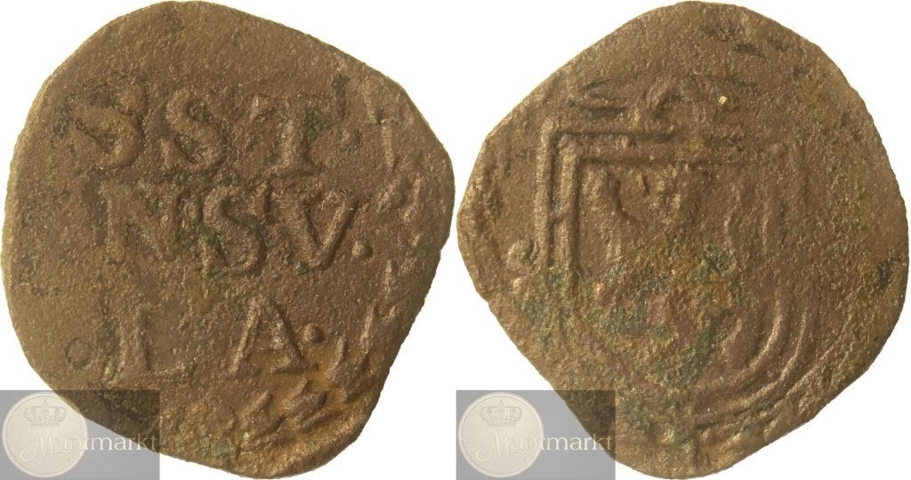Stevensweert - Duit z.j. (1628-1632), Ophalen of Verzenden, Vóór koninkrijk, Overige waardes, Losse munt