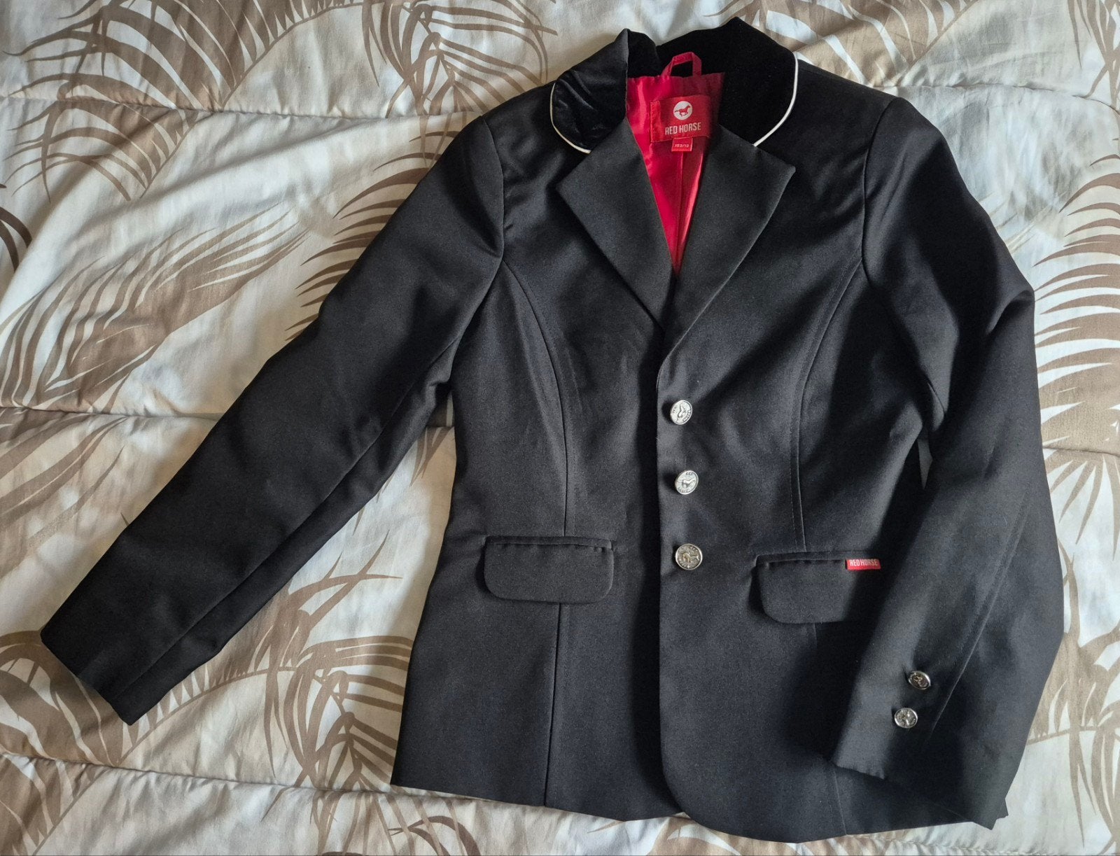 dressuur jasje redhorse maat 152 paardrijden, Ophalen of Verzenden, Zo goed als nieuw, Dressuur, Bovenkleding