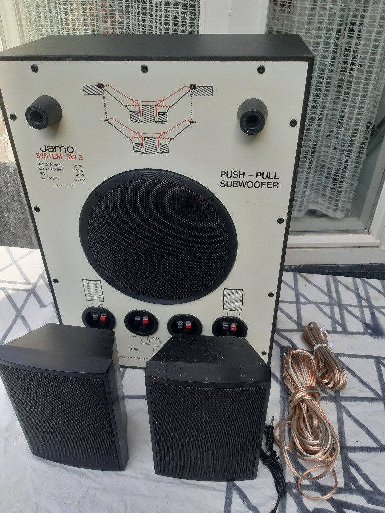 JAMO Vintage SYSTEM SW 2 SUBWOOFER, Audio, Tv en Foto, Luidsprekers, Ophalen, Gebruikt, Subwoofer, 60 tot 120 watt