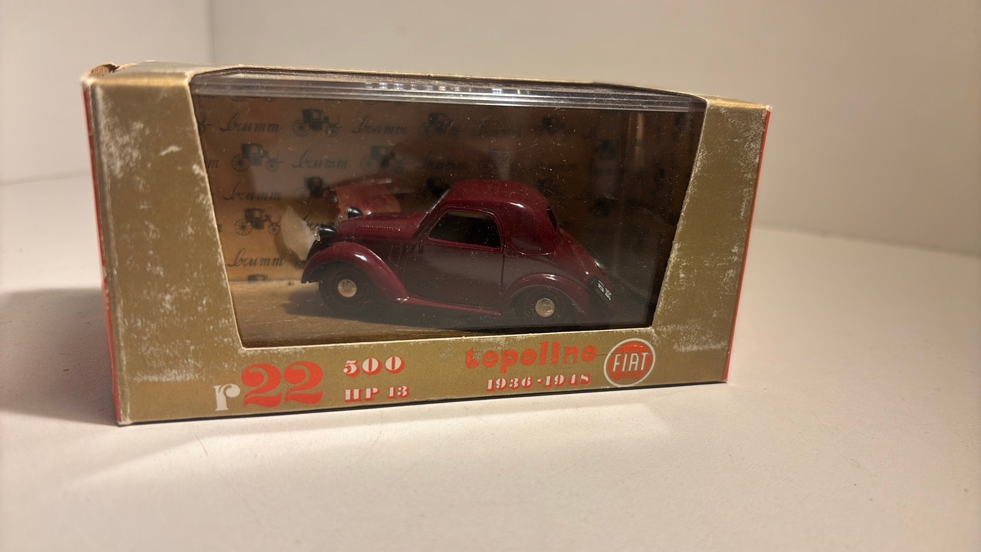 Fiat 500 topolino brumm 1.43, Hobby en Vrije tijd, Overige merken, Auto, Ophalen of Verzenden, A