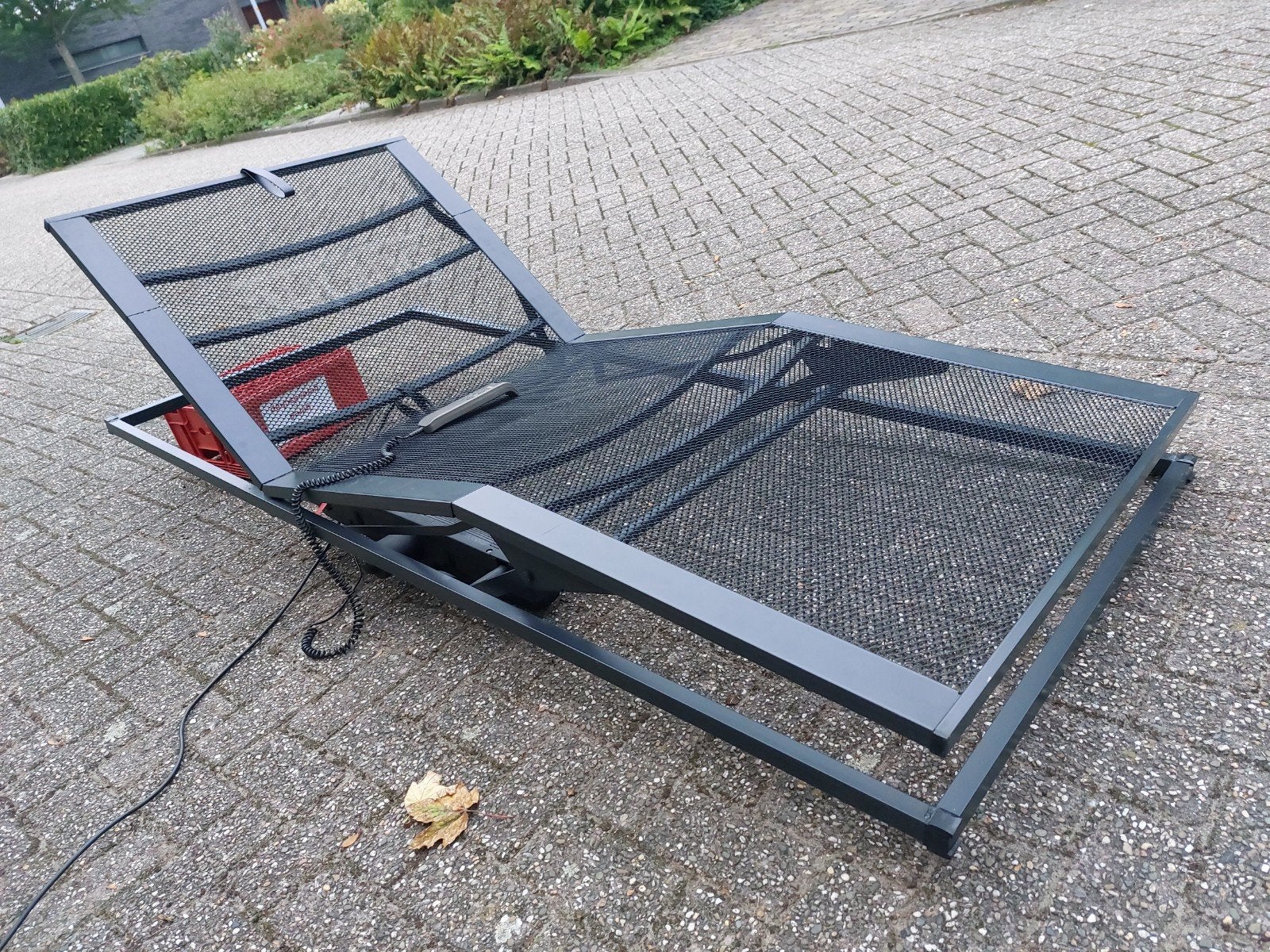 Tweetal elektrisch verstelbare spiraalbodems Auping 90x210cm, Huis en Inrichting, 90 cm, Eenpersoons, 210 cm, Ophalen of Verzenden