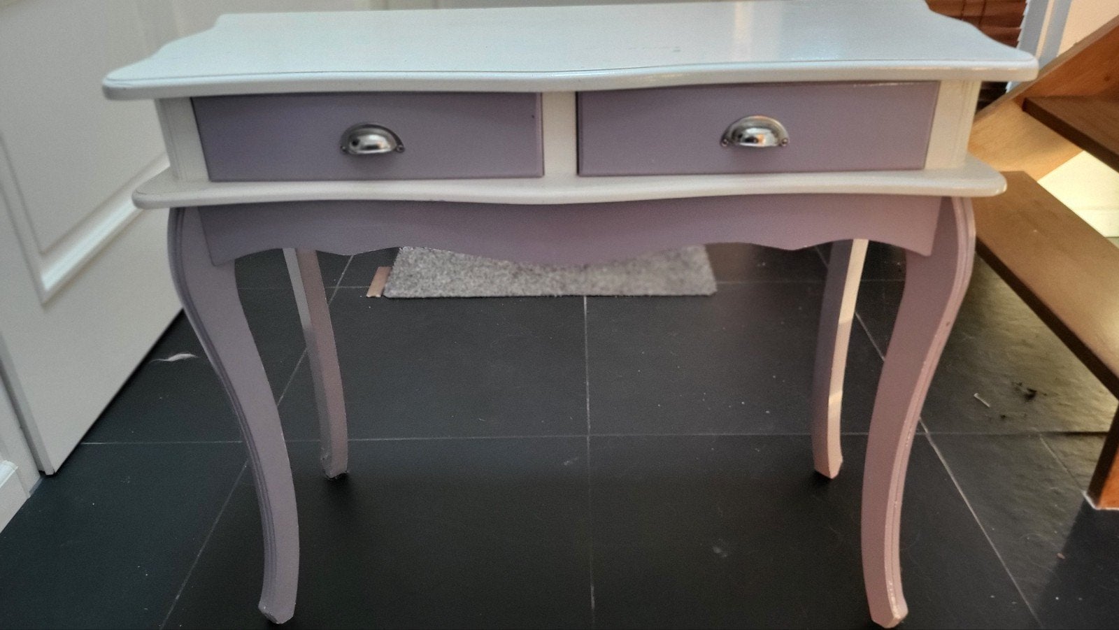 Sierlijke kaptafel/sidetable met lades, Huis en Inrichting, Tafels | Kaptafels, Ophalen, Klassiek, Brocante, Romantisch, Gebruikt