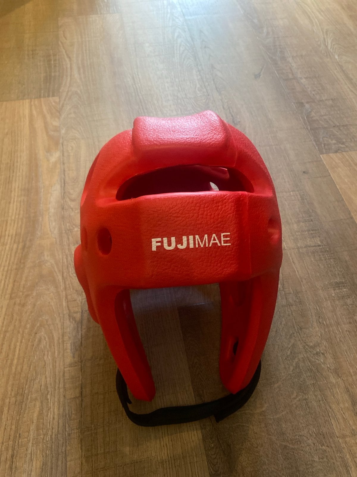 Fujimae Taekwondo Hoofdbeschermer Rood Maat M, Taekwondo, Vechtsportbescherming, Zo goed als nieuw, Maat M
