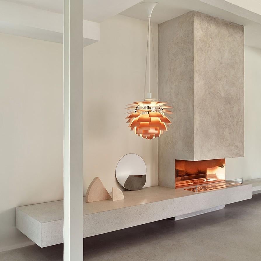 Louis Poulsen Artichoke 48cm in koper, nieuw in verpakking, Huis en Inrichting, Lampen | Hanglampen, Nieuw, Minder dan 50 cm, Metaal