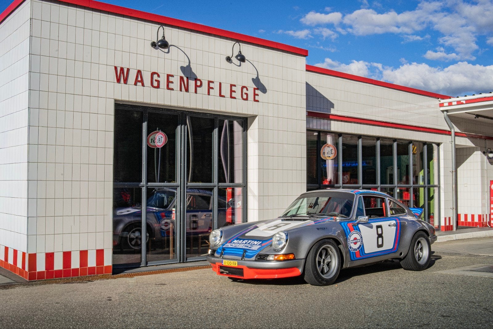 Porsche 3.0 SC 1979 - RSR Martini Racing backdate, 230 pk, Dealer onderhouden, Achterwielaandrijving, Zwart