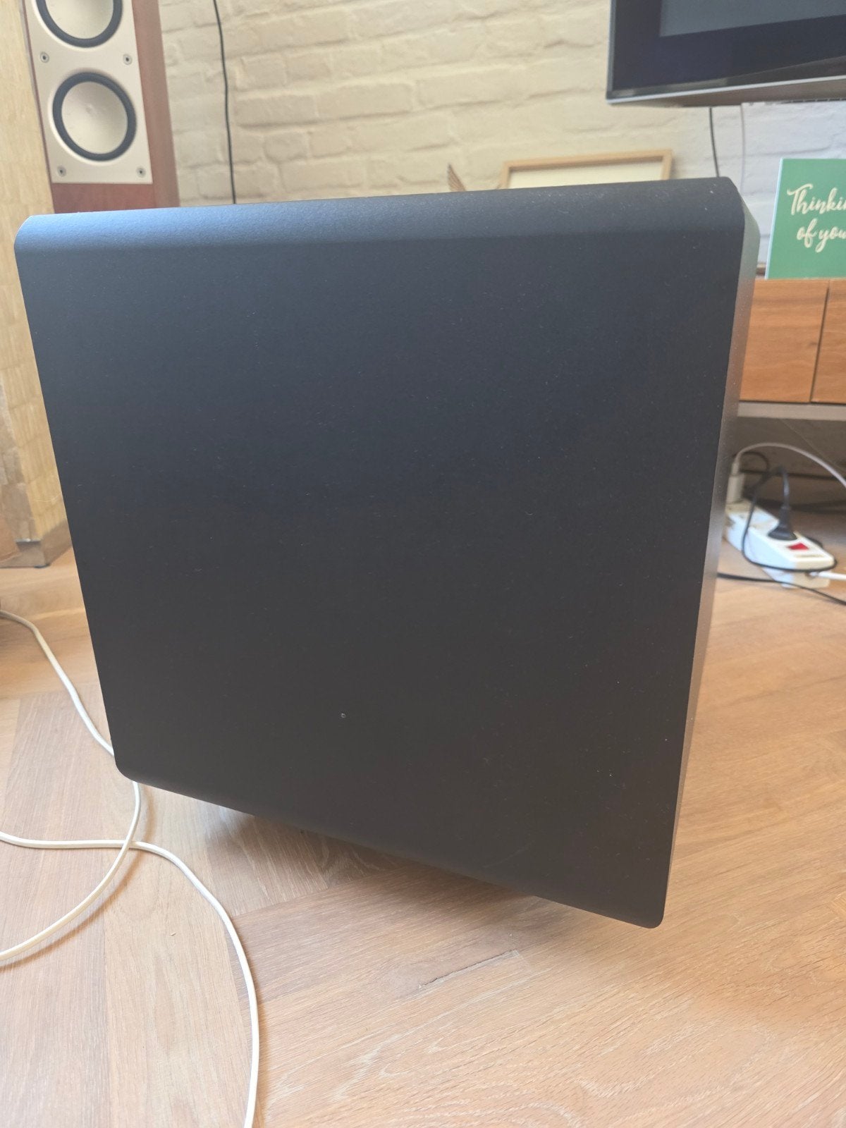 Mordaunt-Short subwoofer MS409W, Audio, Tv en Foto, Luidsprekers, Gebruikt, Subwoofer, Mordaunt Short, Ophalen