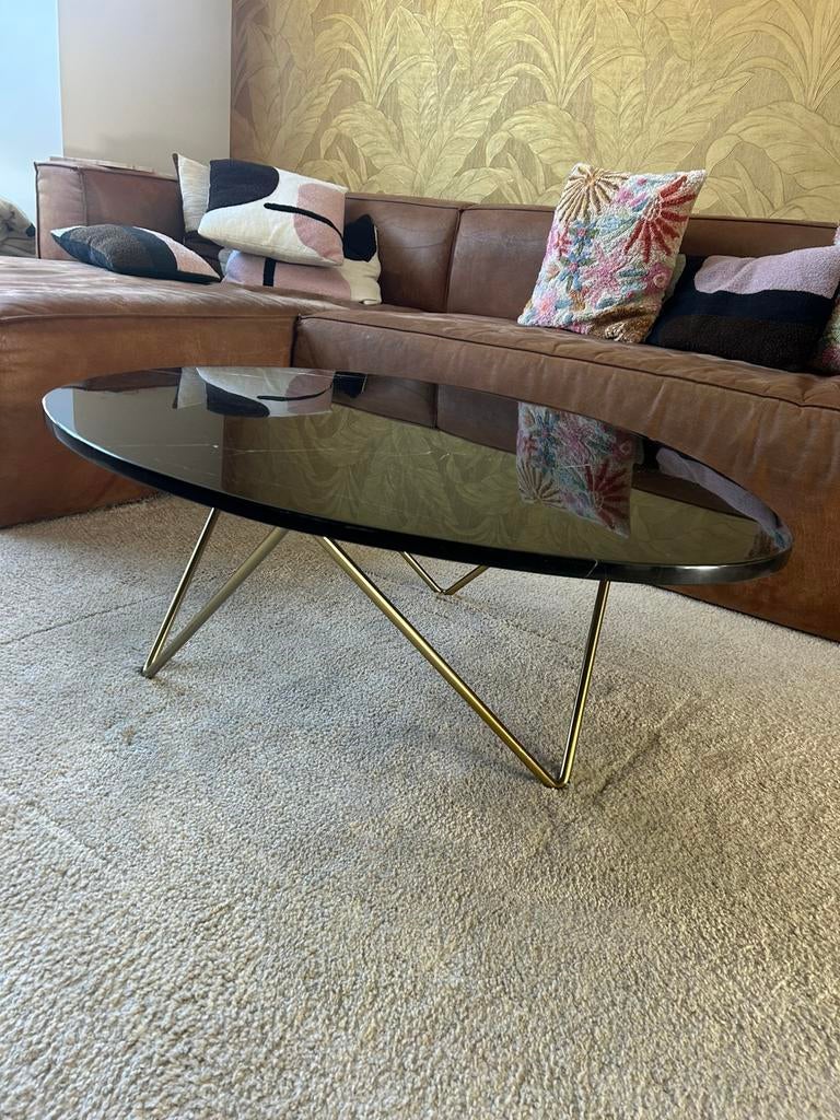 Richard marmeren salontafel van het merk Furnified, Ophalen, 100 tot 150 cm, 50 tot 100 cm, Zo goed als nieuw