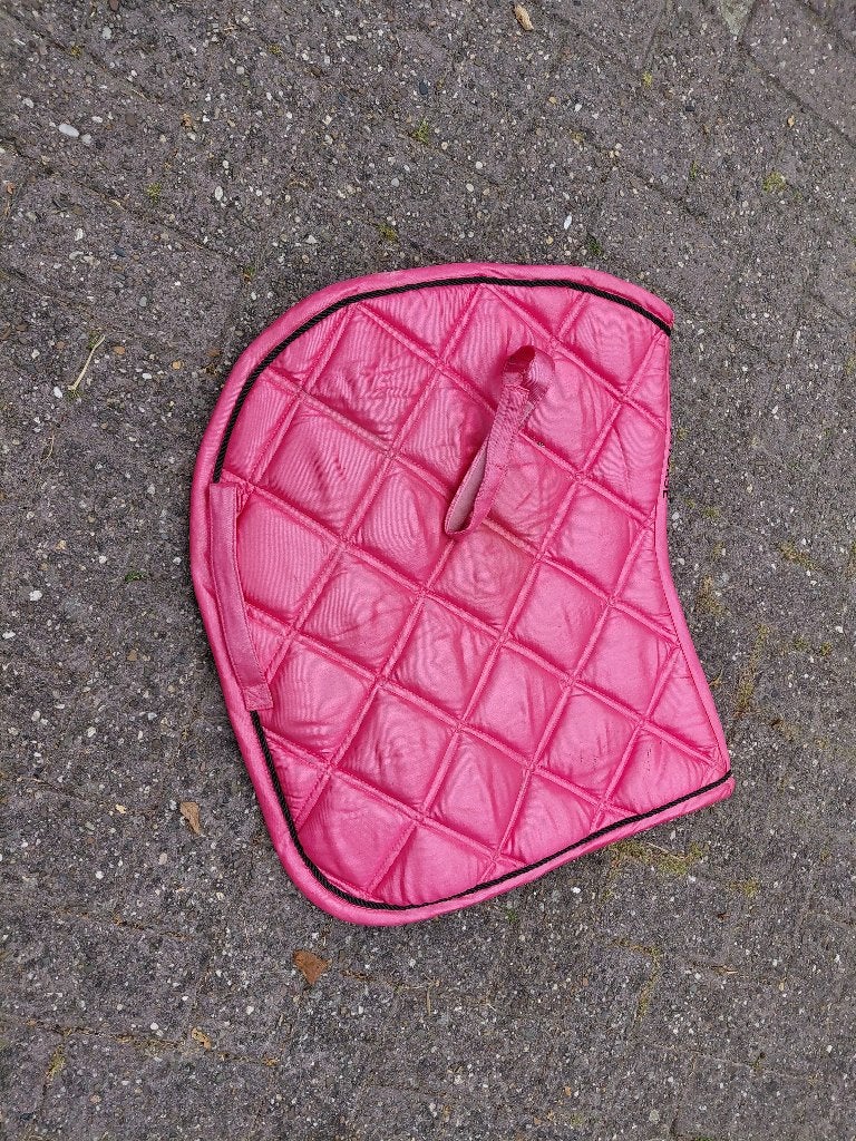 Sjabrak kleur roze, Zadeldekje, Overige materialen, Zo goed als nieuw, Harry's Horse
