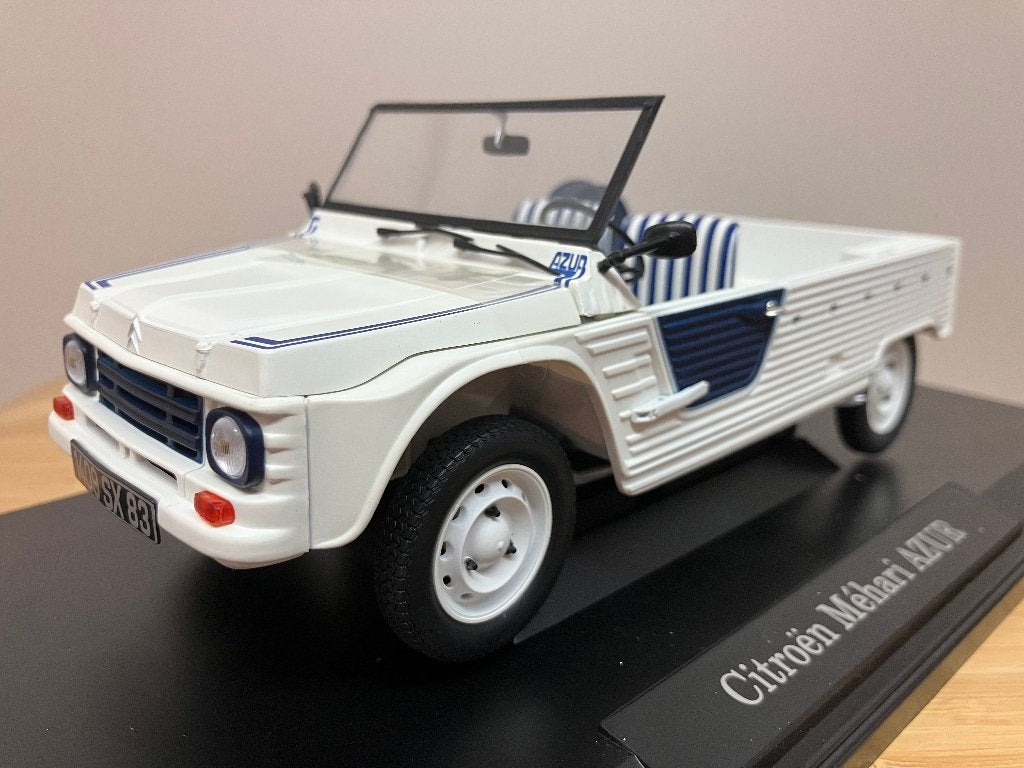 Citroen Mehari Azur van 1983  wit  1/18 Norev, Ophalen of Verzenden, Nieuw, Auto, Norev