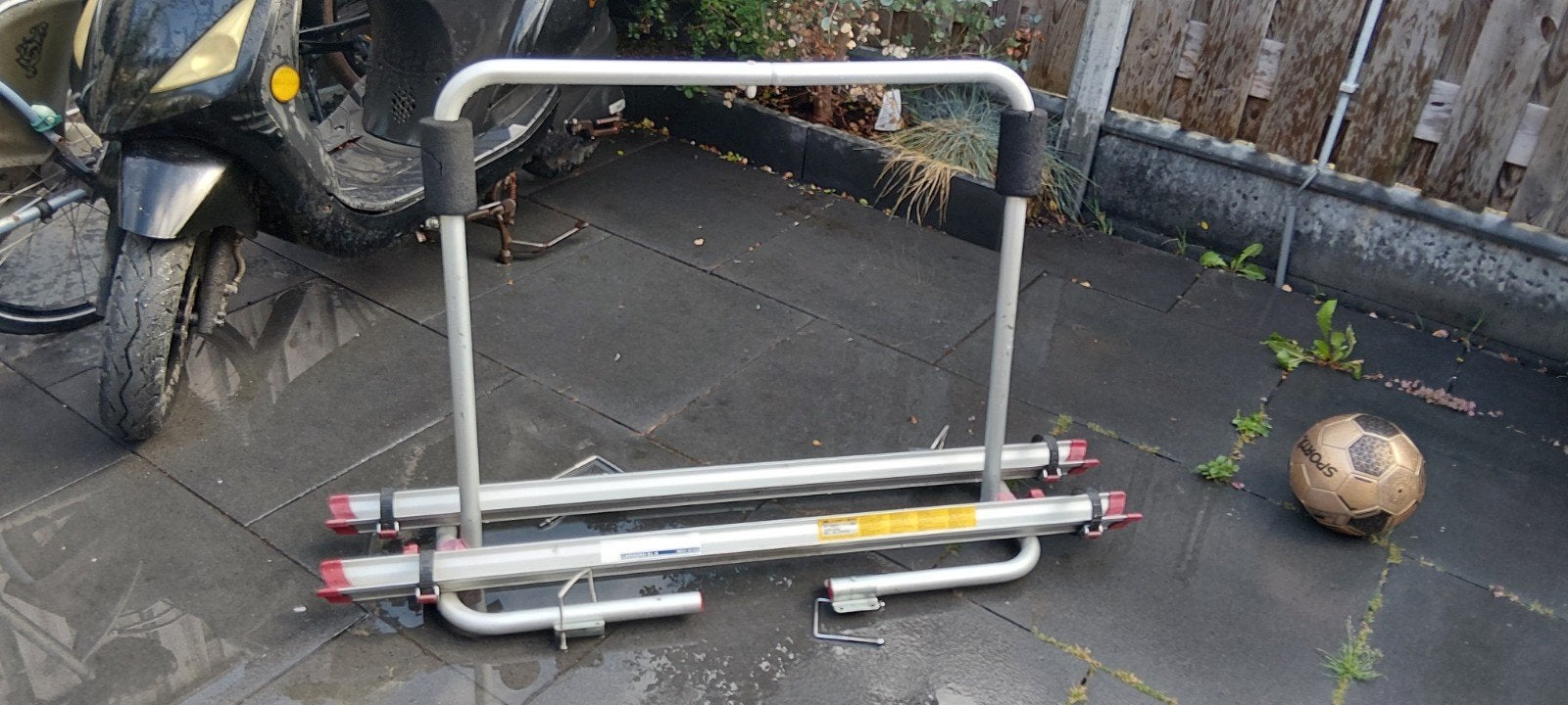 Stevige disseldrager voor 2 fietsen. Fiamma carry-bike, Caravans en Kamperen, Caravan accessoires, Ophalen, Gebruikt