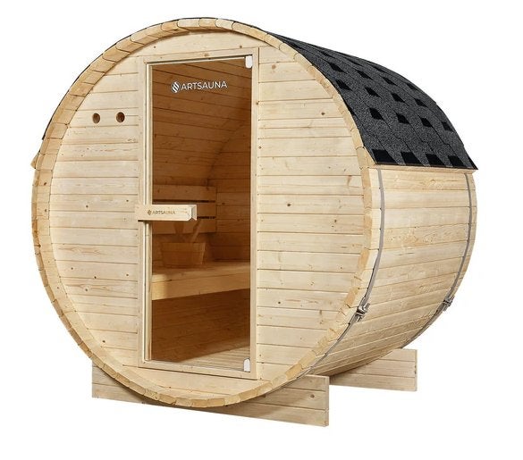 Barrel sauna - 2 personen - NIEUW!, Ophalen, Nieuw, Fins of Traditioneel, Complete sauna
