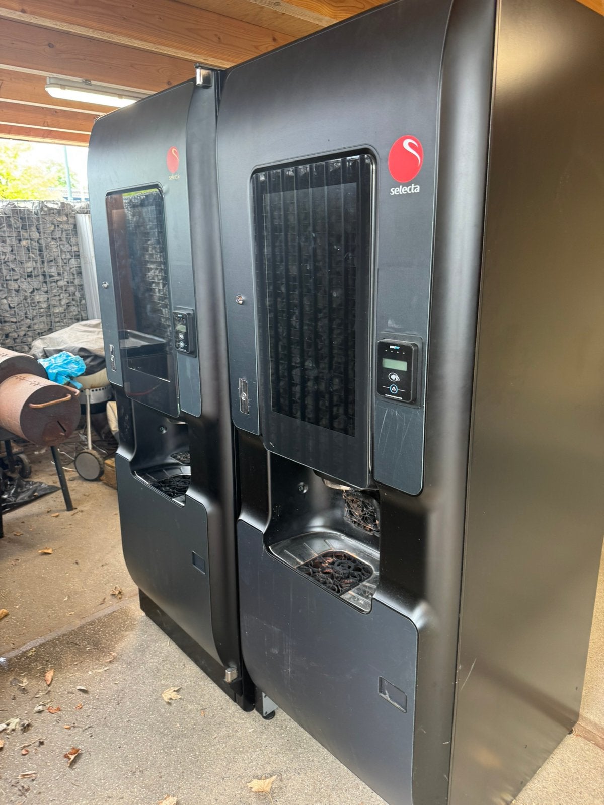2 selecta koffiemachines met pinterminal, Zakelijke goederen, Horeca | Keukenapparatuur, Ophalen, Gebruikt, Koffie en Espresso
