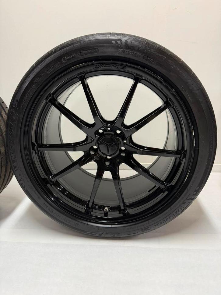 Originele Mercedes AMG GT velgen 20? 5x112 Michelin zomerset, Auto-onderdelen, Banden en Velgen, Gebruikt, 335 mm, Banden en Velgen