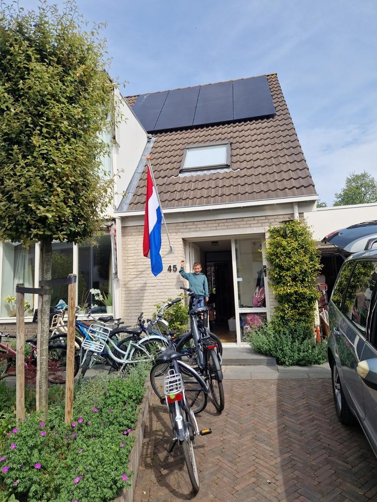 Rood wit blauwe vlag, Ophalen, Gebruikt