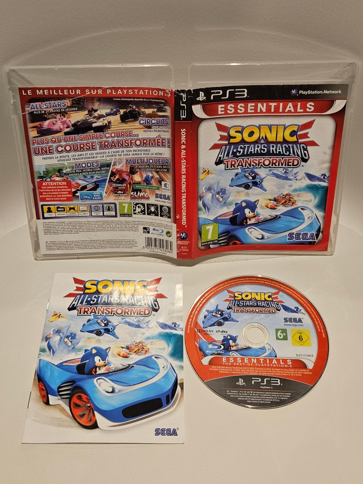 Sonic Transformed PS3, Avontuur en Actie, 1 speler, Ophalen of Verzenden, Zo goed als nieuw