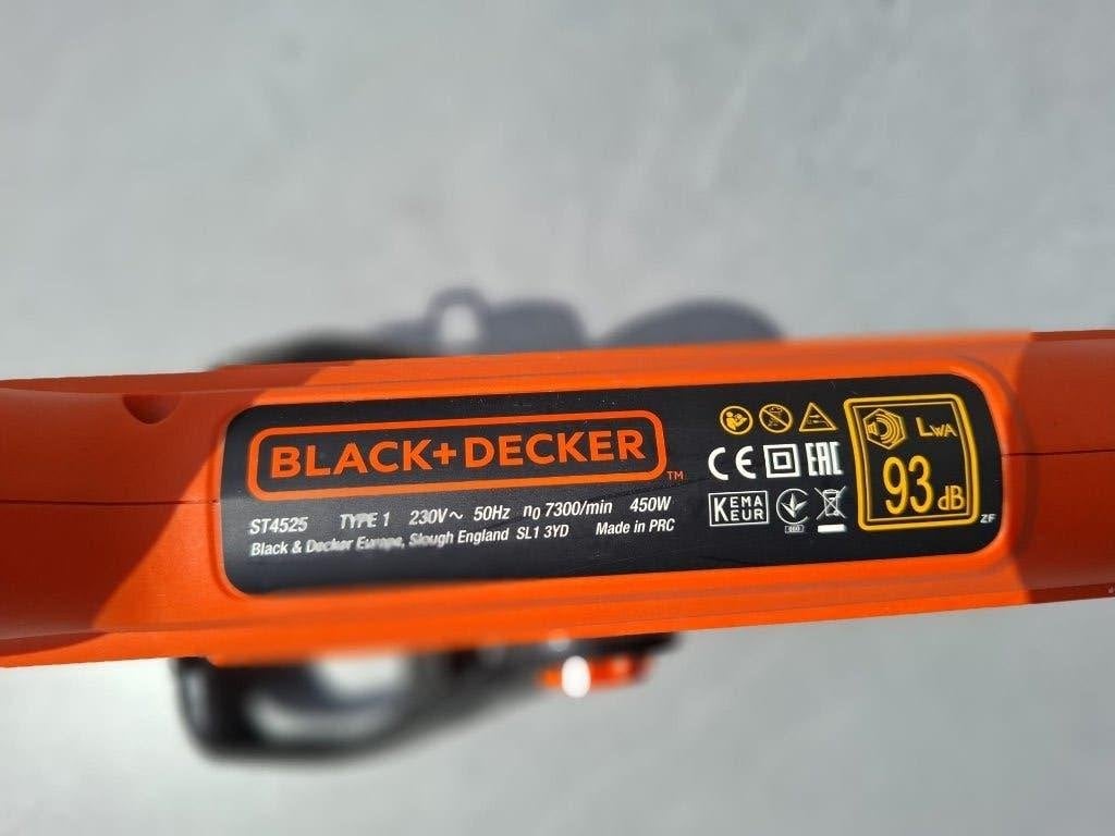 Black+Decker Grastrimmer 450W met 25cm Maaibreedte, Ophalen, Gebruikt, Black+Decker, 10 tot 30 cm