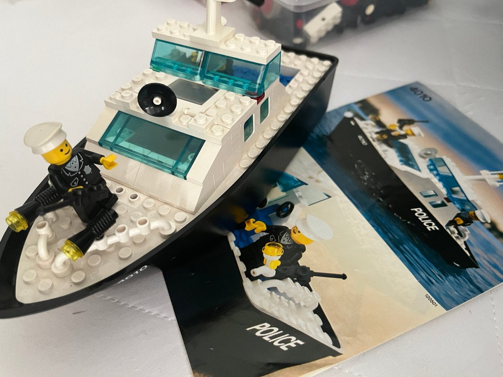 Politieboot, Ophalen of Verzenden, Zo goed als nieuw, Complete set, Lego
