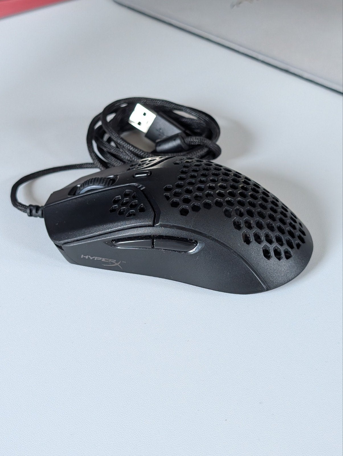 HyperX Pulsefire Haste Gaming Muis – Lichtgewicht, Rechtshandig, Gebruikt, Gaming muis, Ophalen of Verzenden