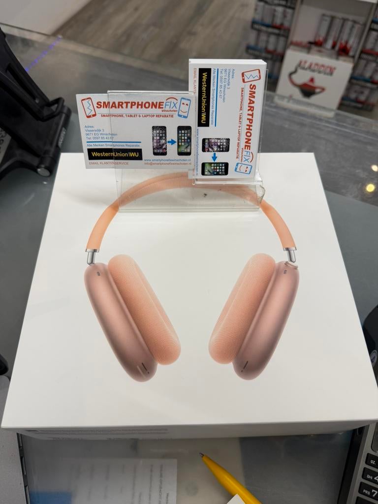 airpods max 2 orange 2026 4 dagen oud+bon+ 2 jaar garantie, Overige merken, Apple, Apple, Ophalen of Verzenden