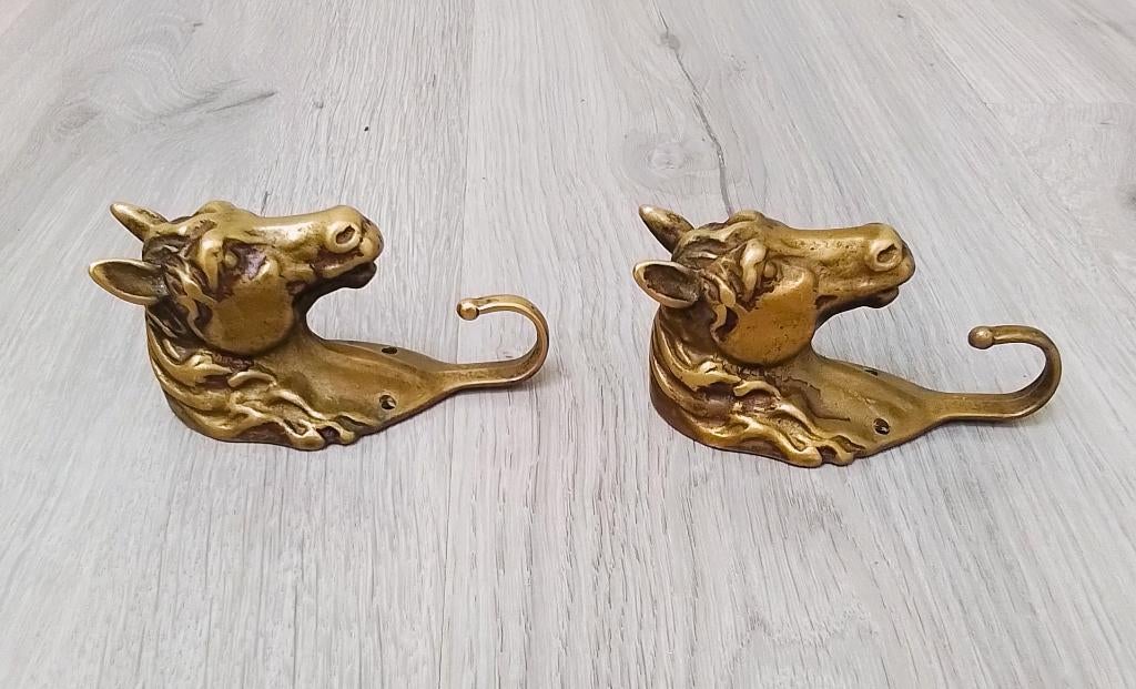 vintage kapstok hakken met paardenkop, Ophalen of Verzenden