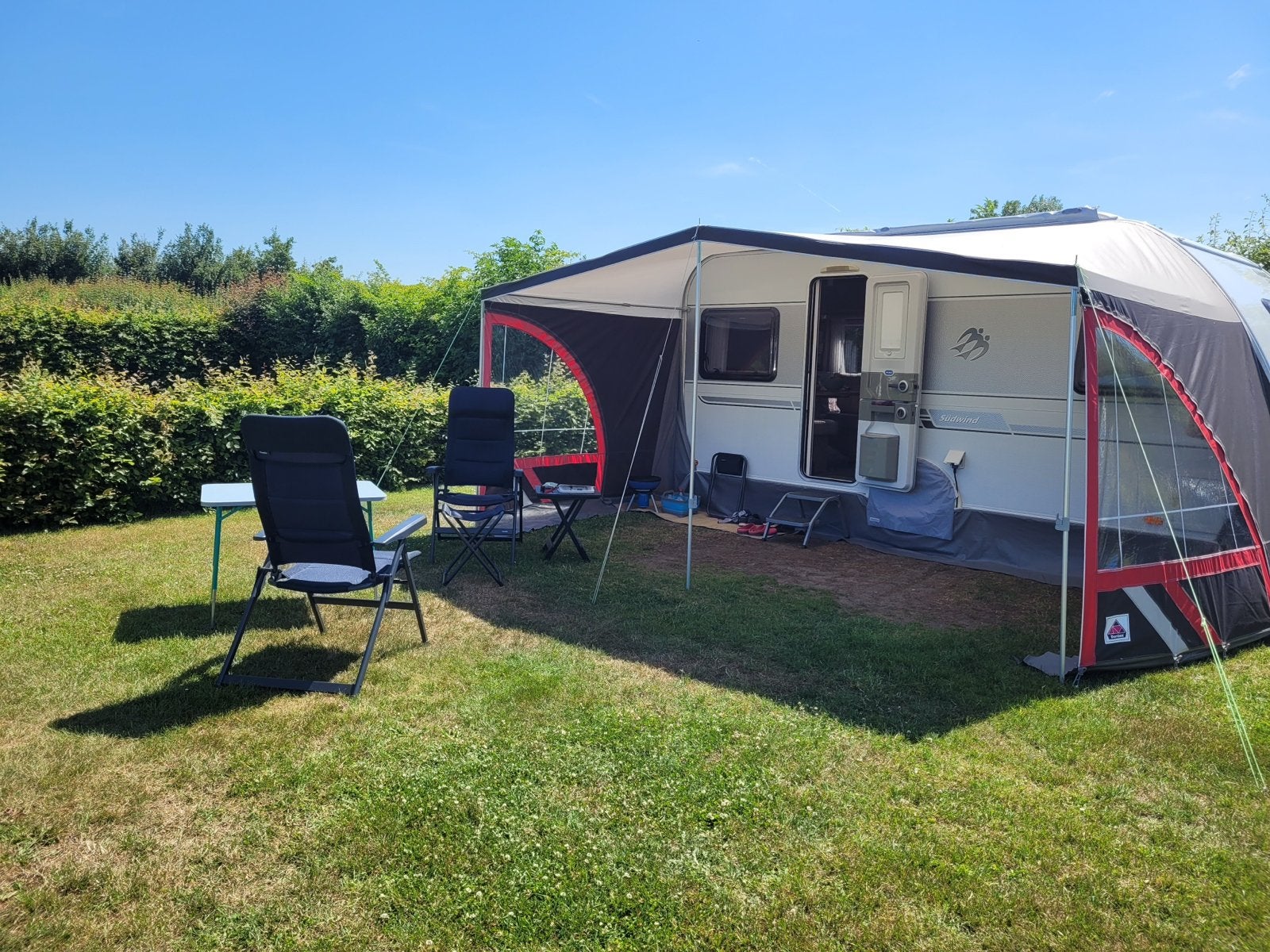 Gratis: Dorema Panoramaluifel maat 11 (2014) met gebreken, Caravans en Kamperen, Ophalen, Gebruikt