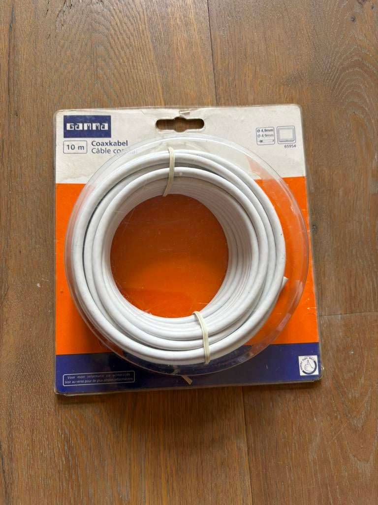 Coaxkabel ongebruik, Ophalen, Zo goed als nieuw