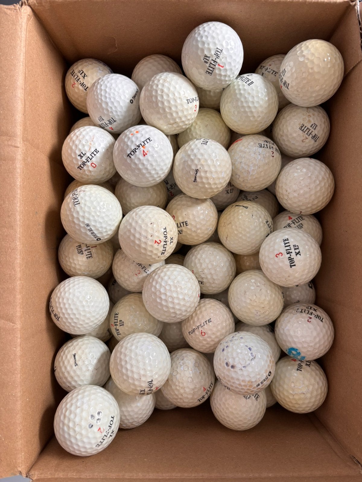 TopFlite golfbalken, Sport en Fitness, Golf, Ophalen of Verzenden, Gebruikt, Bal(len)
