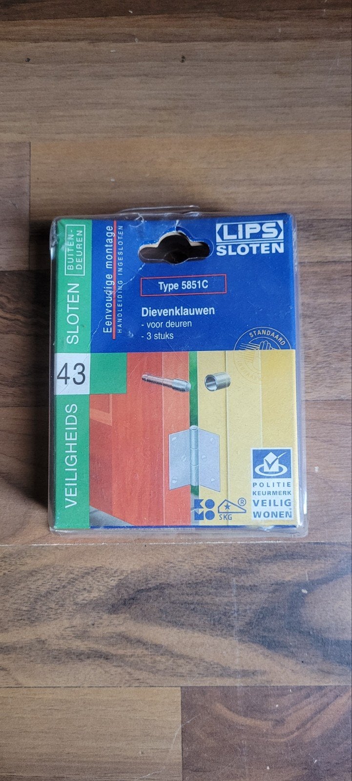 Lips Dievenklauwen voor deuren, Ophalen of Verzenden, Nieuw, Slot