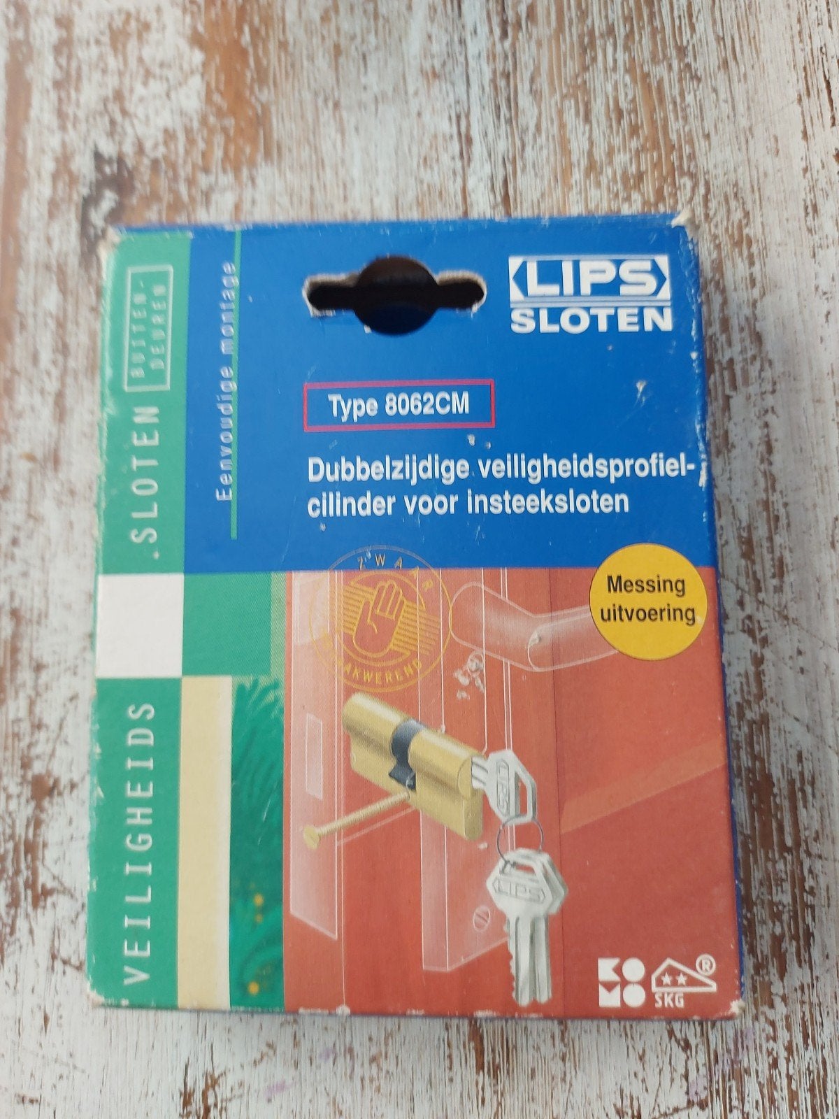 Lips cilinder voor insteekslot dubbelzijdig veiligheidsprofi, Ophalen of Verzenden, Nieuw, Koper of Messing, Slot