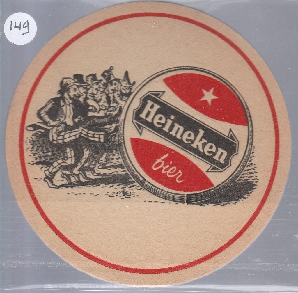 Bierviltje Heineken A 149, Verzenden, Gebruikt, Viltje(s), Heineken