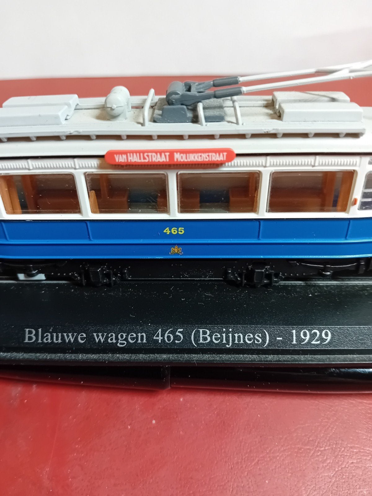 Schaalmodel Blauwe wagen 465 (Beijnes) - 1929 Tram, Verzamelen, Spoorwegen en Tramwegen, Ophalen of Verzenden, Zo goed als nieuw