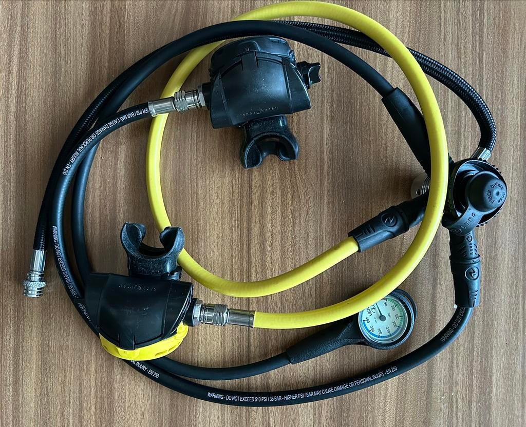 Aqualung Calypso Automatenset met Octopus en Manometer, Watersport en Boten, Duiken, Ophalen, Gebruikt, Overige typen