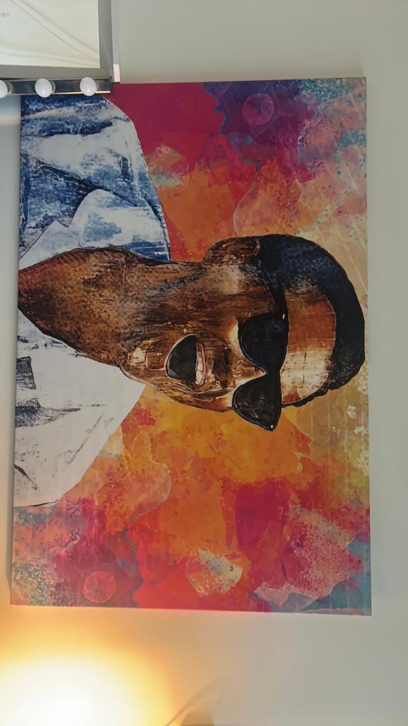 Wolf of wallstreet canvas (wallfield), Antiek en Kunst, Ophalen