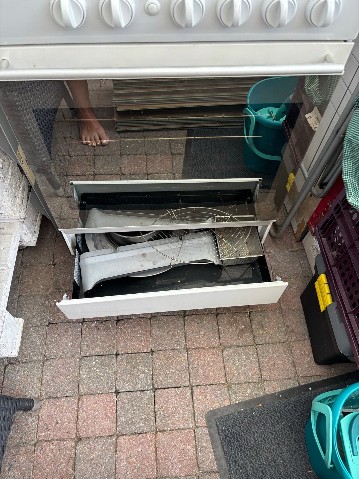 Pelgrim Perfection gasfornuis met oven, Witgoed en Apparatuur, Fornuizen, Ophalen, Gebruikt, 60 cm of meer, 4 kookzones
