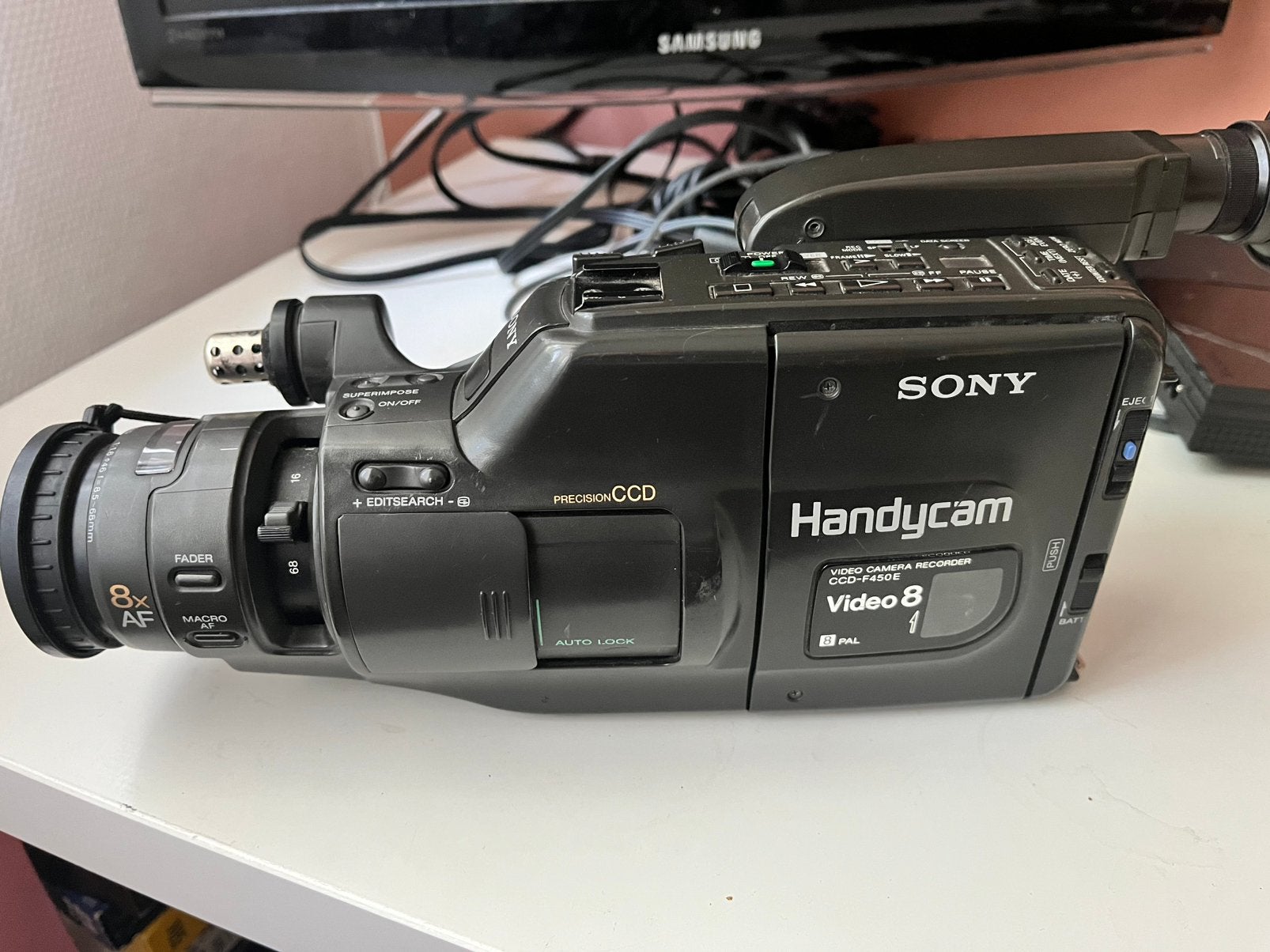 Sony Handycam Video 8 CCD-F450E Camcorder, Audio, Tv en Foto, Videocamera's Analoog, Ophalen of Verzenden, 8mm, Camera