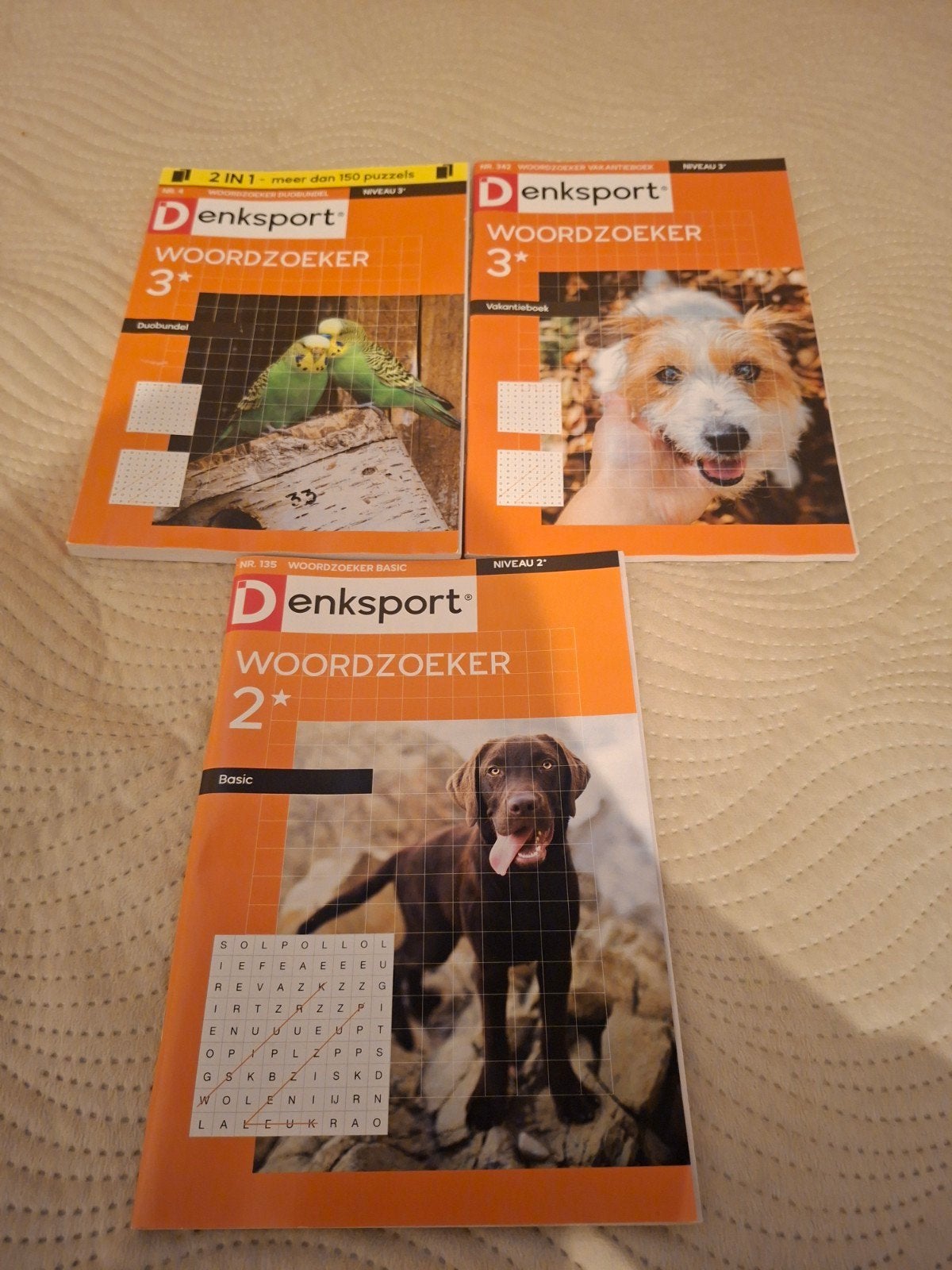 Denksport Woordzoeker 2/3 + 2 in 1, Verzenden, Minder dan 500 stukjes, Nieuw, Puzzelboek