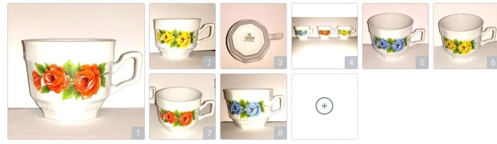 3 Kopjes Bavaria Eversberg Servies Vintage Retro, Ophalen of Verzenden