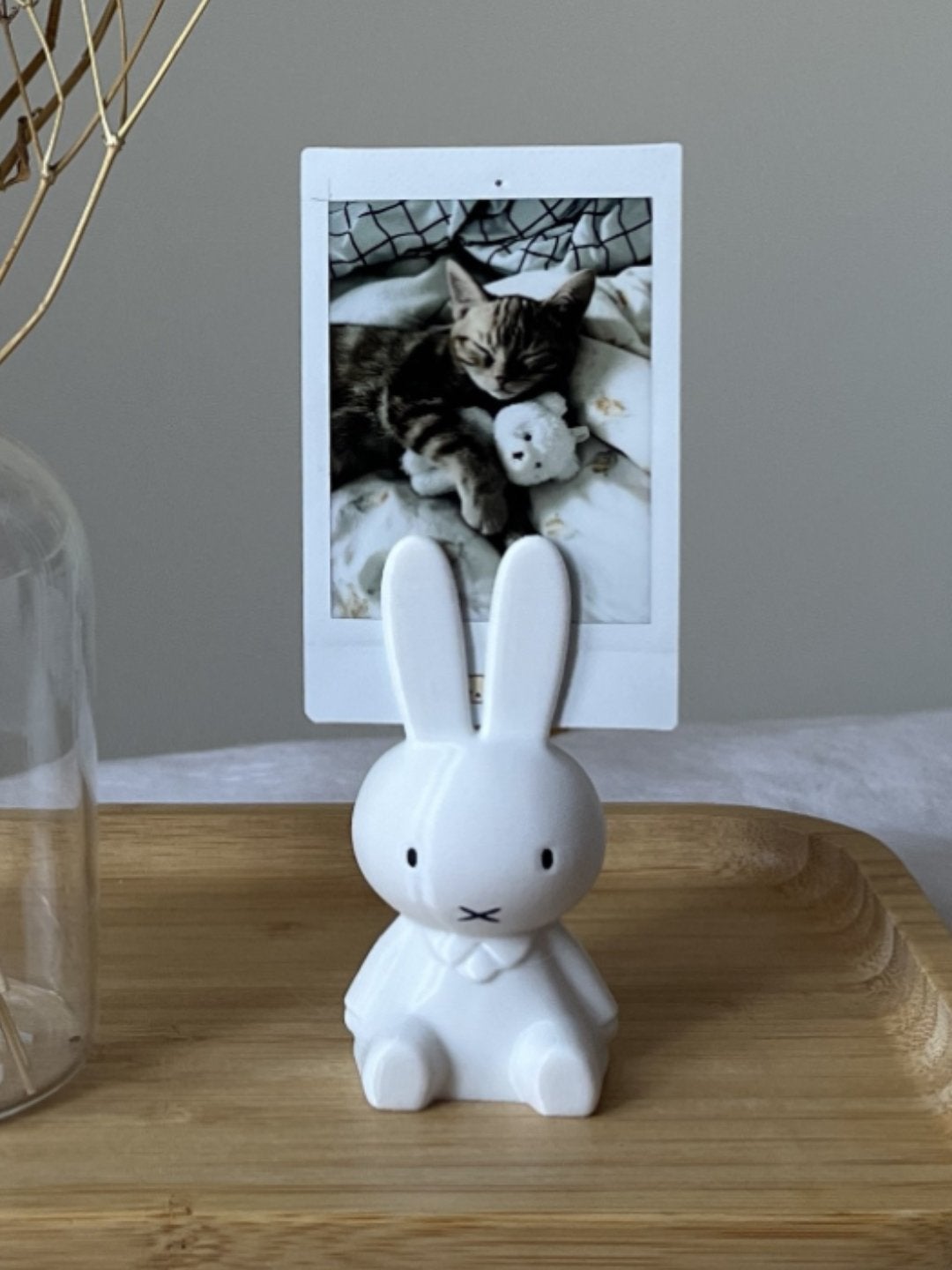 Nijntje Miffy polaroid houder 3d print, Huis en Inrichting, Verzenden, Overige stijlen, Nieuw, Kunststof