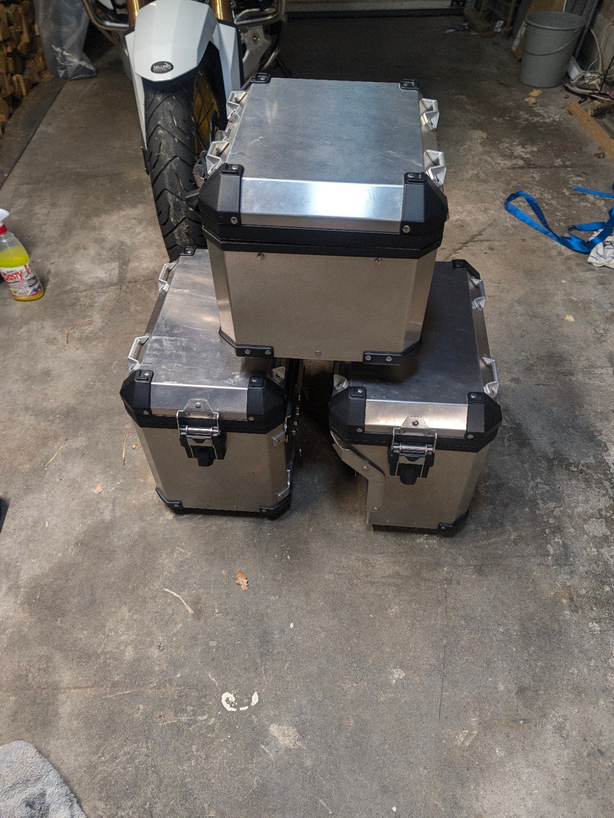 Originele BMW aluminium koffers (gebruikt), Ophalen of Verzenden, Gebruikt
