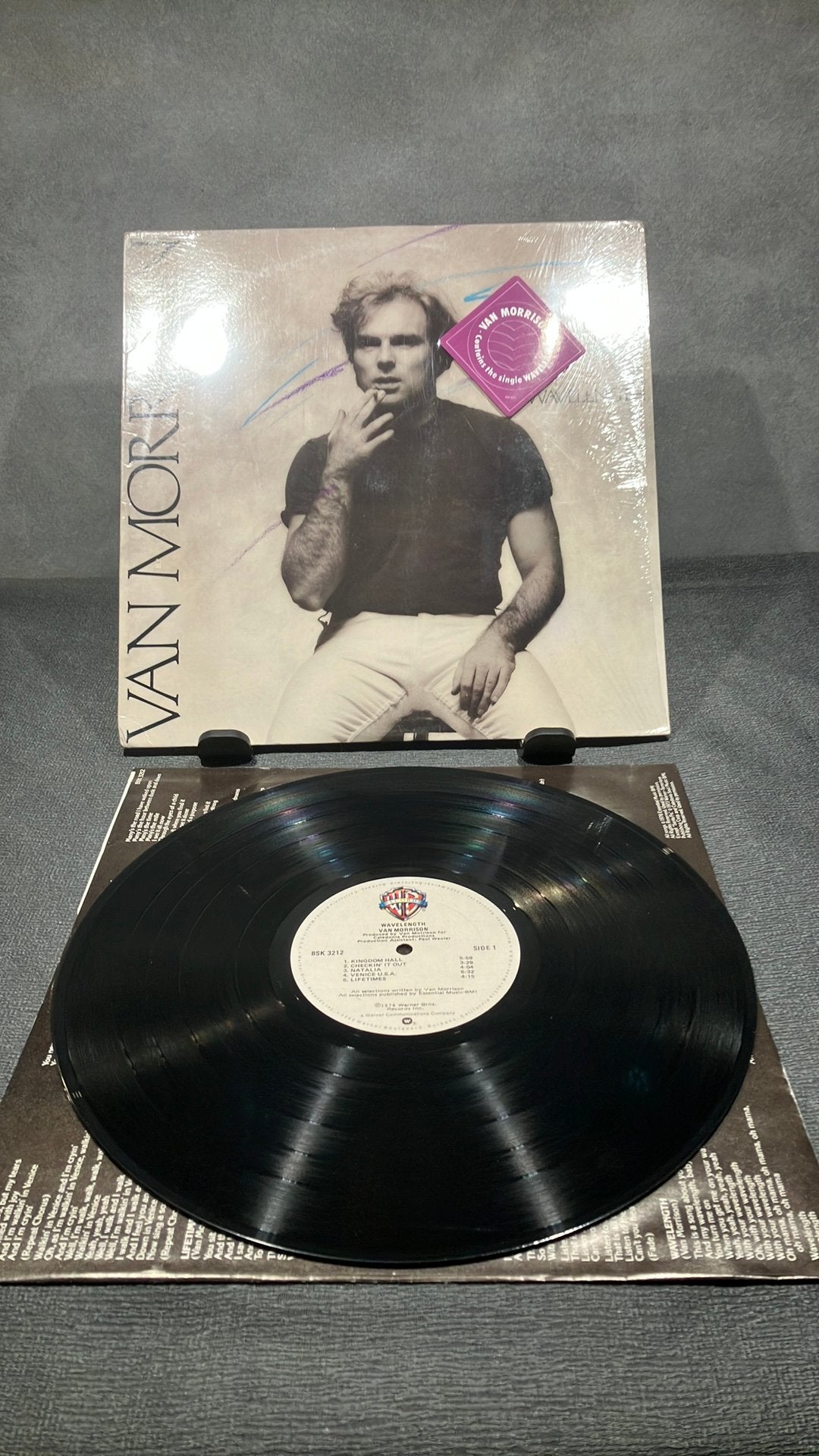 Van Morrison— Wavelenght, LP, Ophalen of Verzenden, Zo goed als nieuw, Inclusief binnenhoes