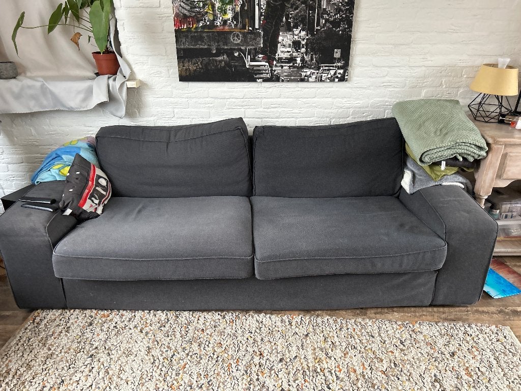 Bank gratis, Ophalen, Gebruikt, Driepersoons, 75 tot 100 cm