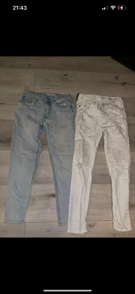 Heren spijkerbroek, Ophalen of Verzenden, Zo goed als nieuw, Blauw, W30 - W32 (confectie 38/40)
