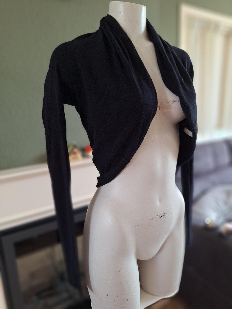 Northland zwart bolero cardigan vest M 38, Kleding | Dames, Maat 38/40 (M), Verzenden, Zwart, Zo goed als nieuw