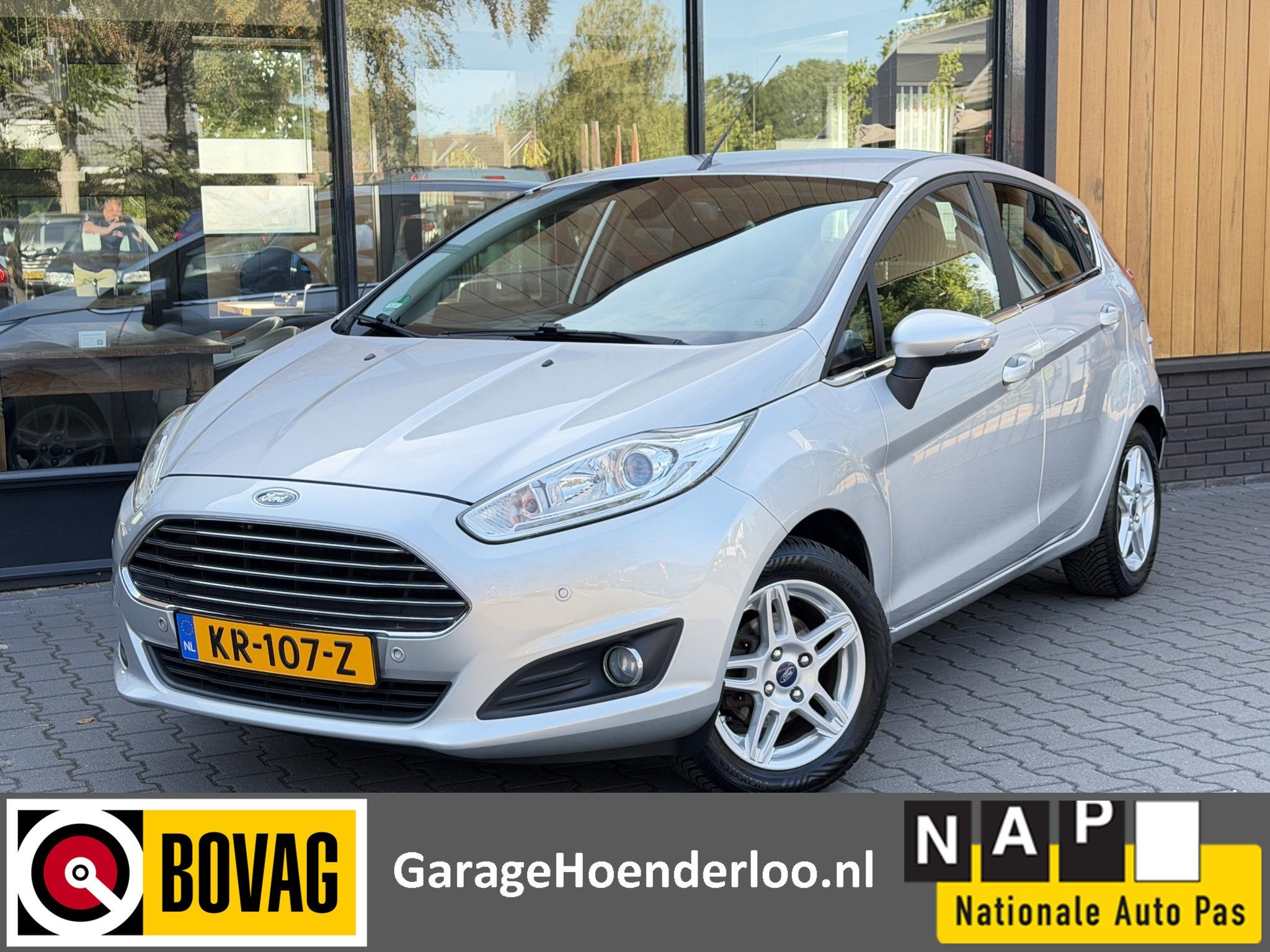 Ford Fiesta 1.0 Titanium Navigatie, Cruise control, Nieuwe D, Voorwielaandrijving, Euro 6, 525 kg, Met garantie (alle)